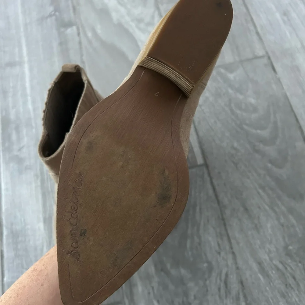 Sam Edelman Tan Suede Ankle Boots - Picture 5 of 5